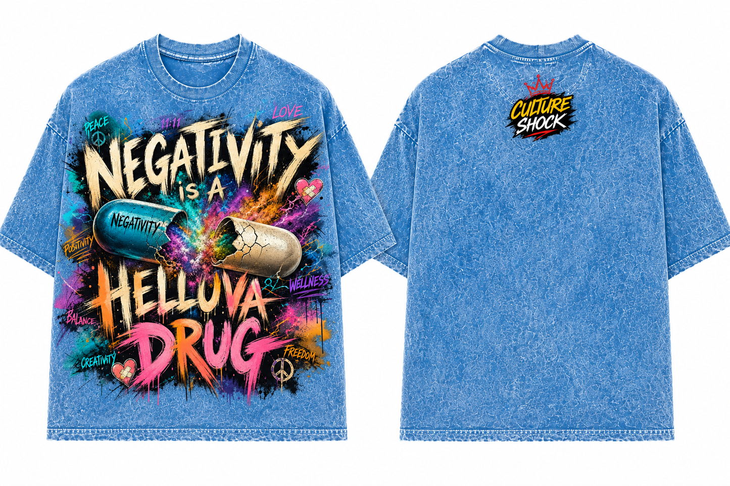 Negativity Is A Helluva Drug T-Shirts (6 Colors)