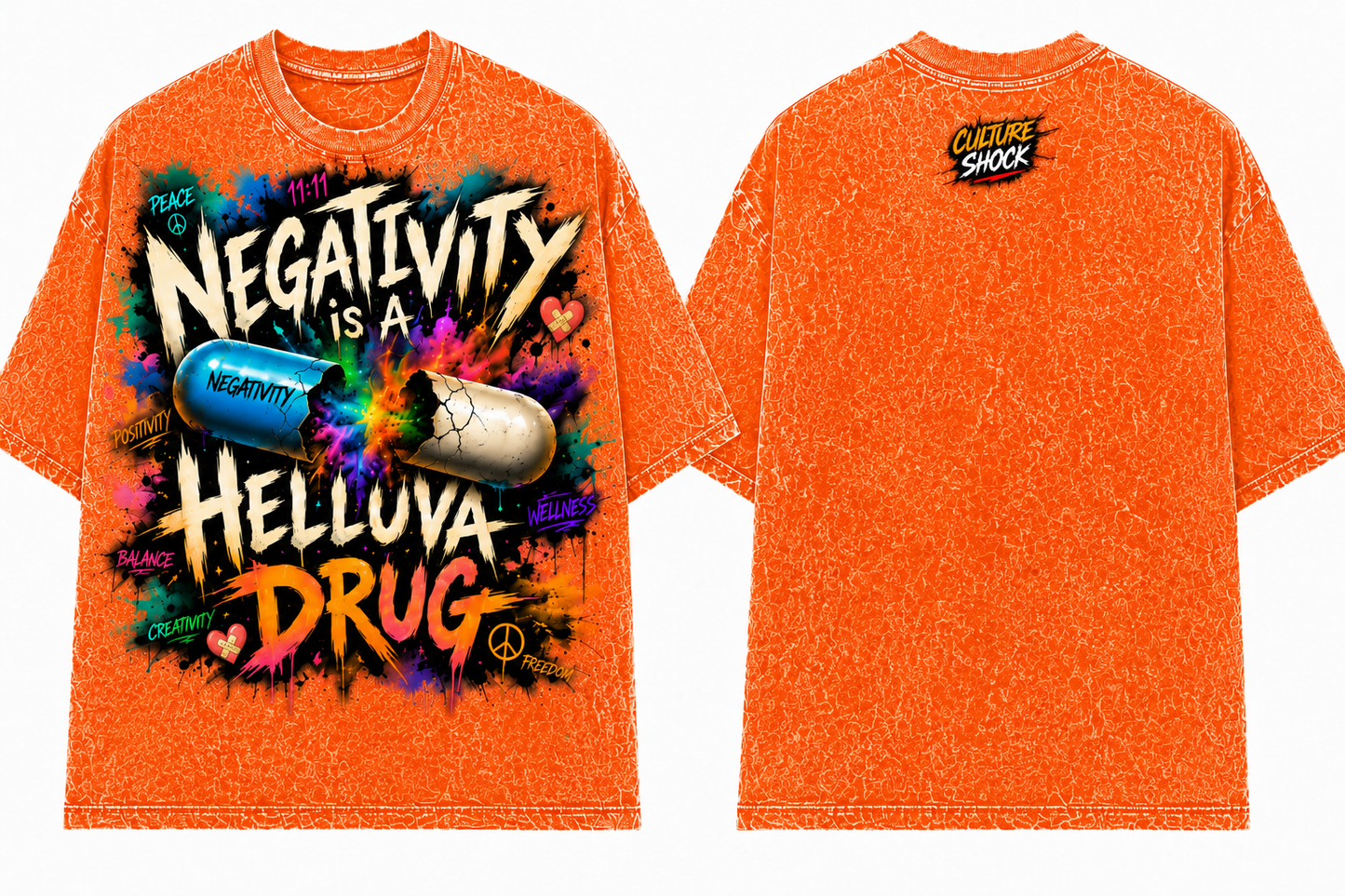 Negativity Is A Helluva Drug T-Shirts (6 Colors)
