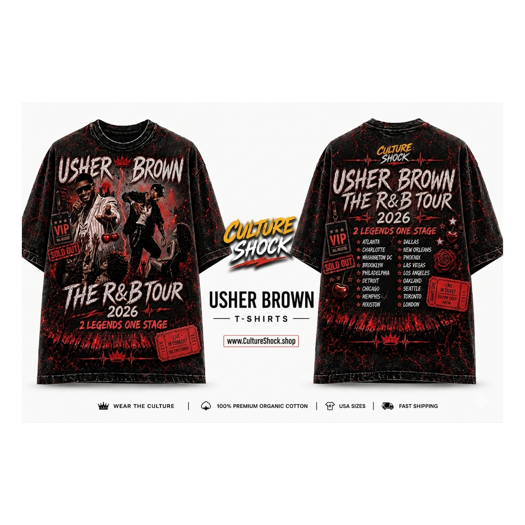 Usher Brown T-Shirts