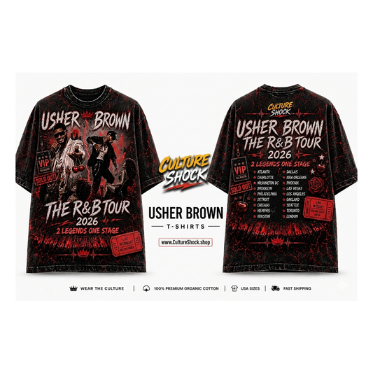 Usher Brown T-Shirts