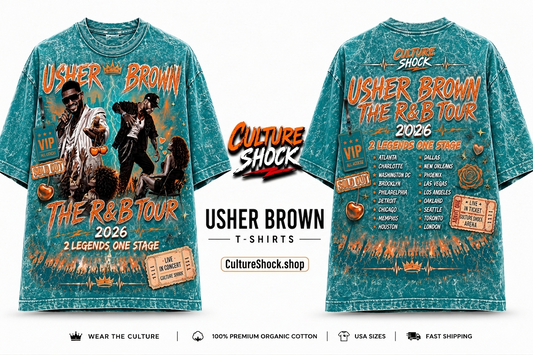 Usher Brown T-Shirts